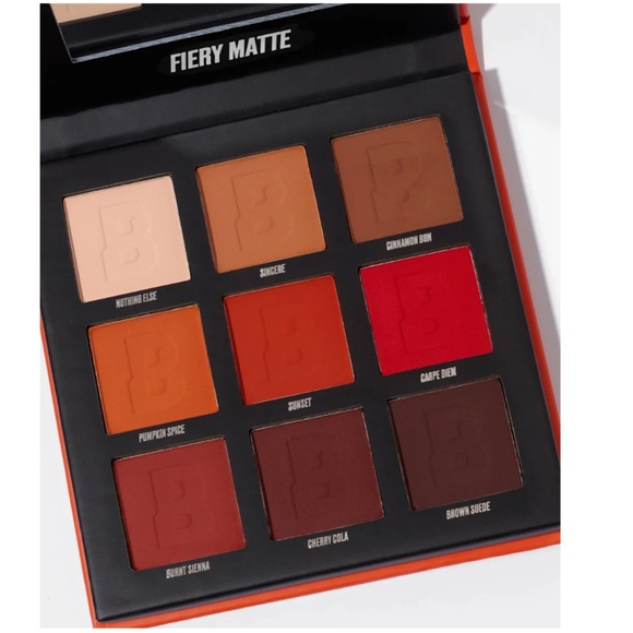 BEAUTY BAY Fiery Matte B 9 Colour Eyeshadow Palette - NEW - Picture 1 of 6
